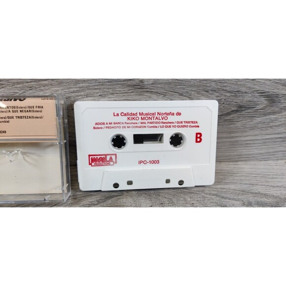 Vintage Kiko Montalva, Cassette Tape-La Calidad Musical Nortena - Picture 3 of 5